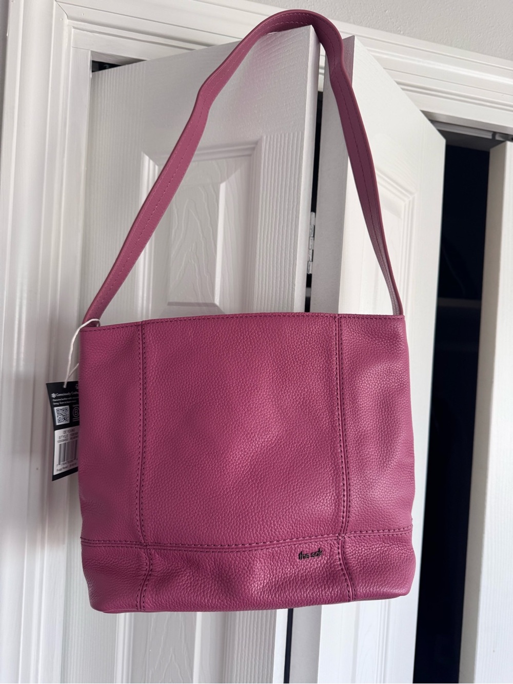 The Sak De Young Leather Tote Bag- Mulberry| NWT